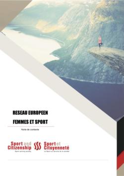 thumbnail of Femmes et Sport – Note de synthèse_FR