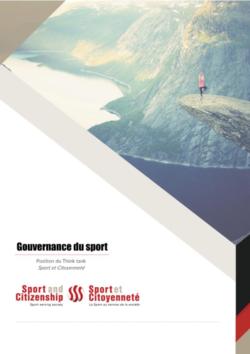 thumbnail of Position – Gouvernance du sport – Think tank Sport et Citoyenneté