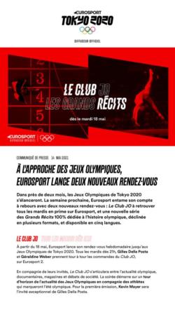 thumbnail of EUROSPORT – LE CLUB JO & LES GRANDS RECITS