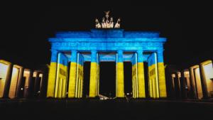 berlin ukraine flag